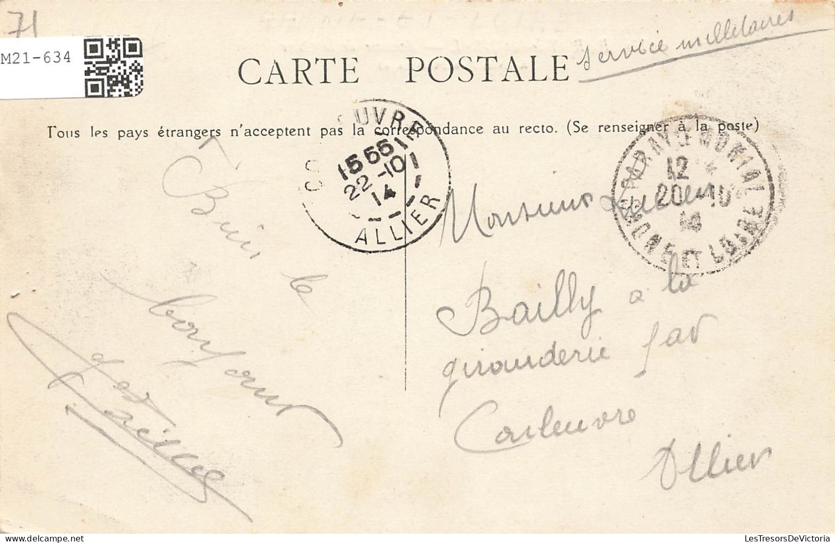 FRANCE - Paray Le Monial - Avenue De La Gare - Arrivée D'un Pèlerinage - Animé - Carte Postale Ancienne - Paray Le Monial