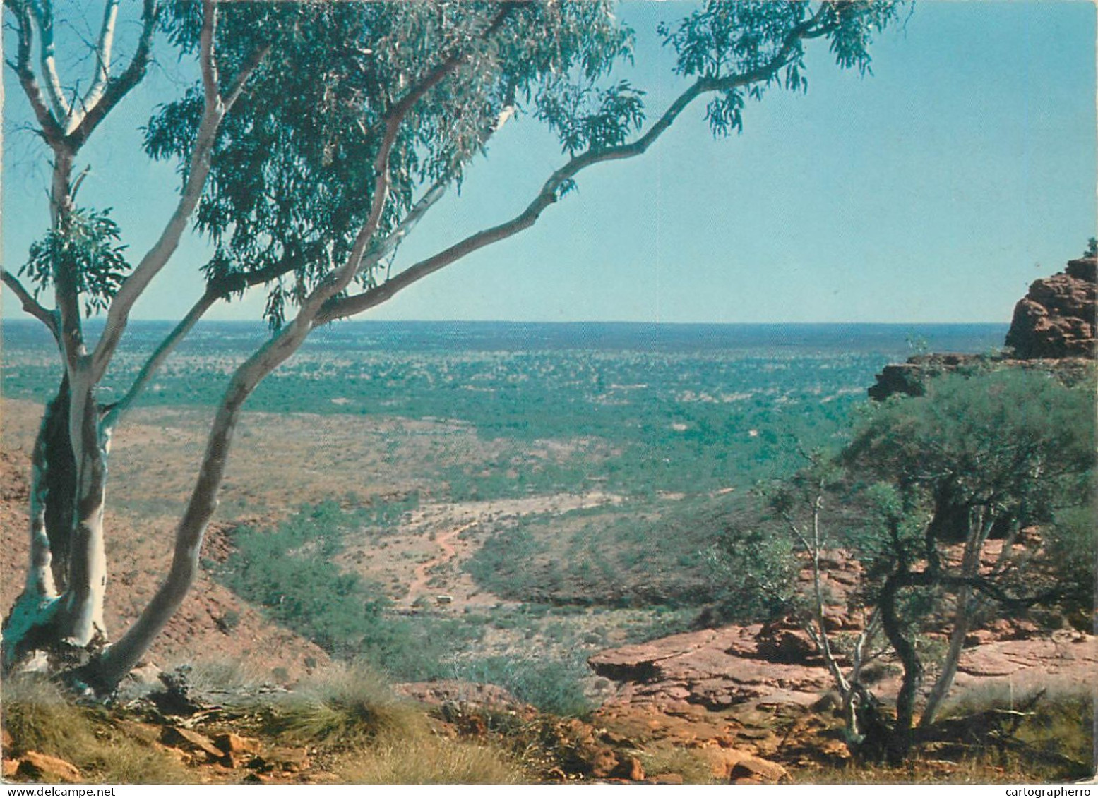 Postcard Central Australia Entrance To Kings Canyon - Canberra (ACT)