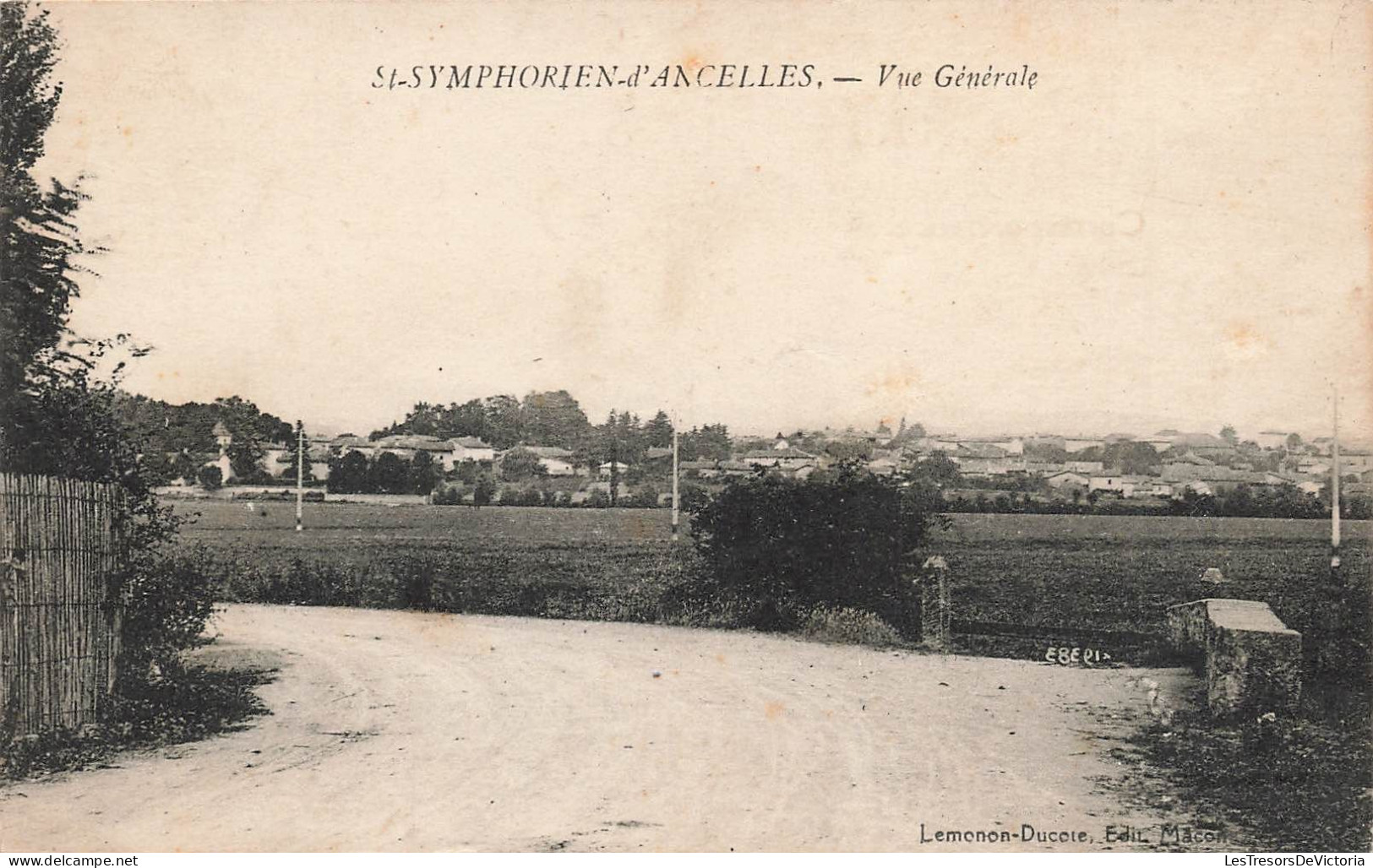 FRANCE - Saint Symphorien D'Ancelles - Vue Générale De La Ville - Carte Postale Ancienne - Sonstige & Ohne Zuordnung