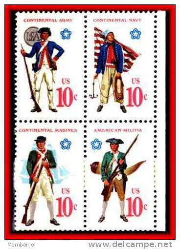 USA 1975  N 1055 / 58  ... Uniformes   Neuf XX - Unused Stamps