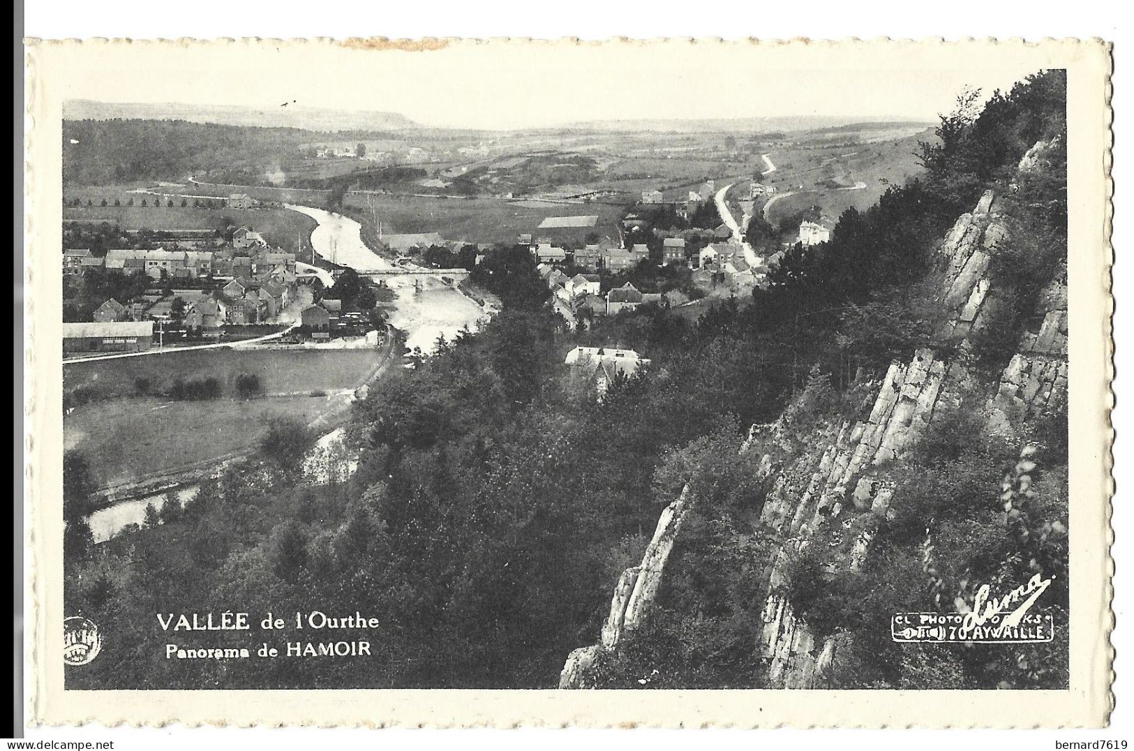 Belgique  -   Hamoir Sur Ourthe -  Vallee De L'ourthe Panorama De  Hamoir - Hamoir