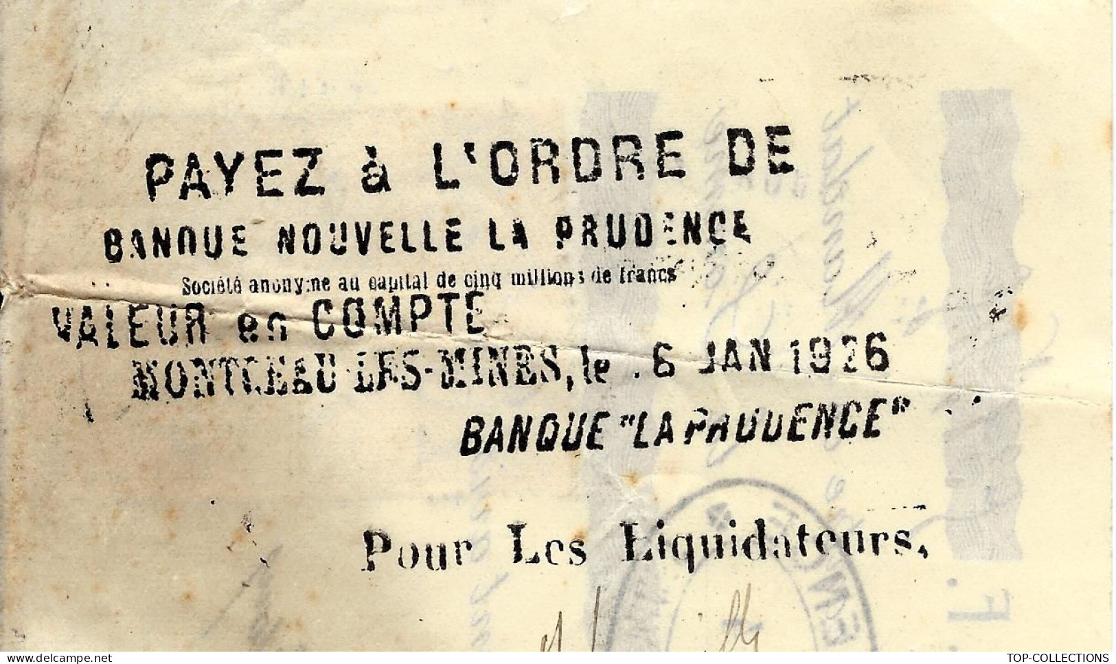 1925 ET 1926 ENTETE RHUM DES PASTEURS Fort De France Martinque Villebeuf IMPORT Ciry Le Noble  Saone Et Loire Traite - 1950 - ...