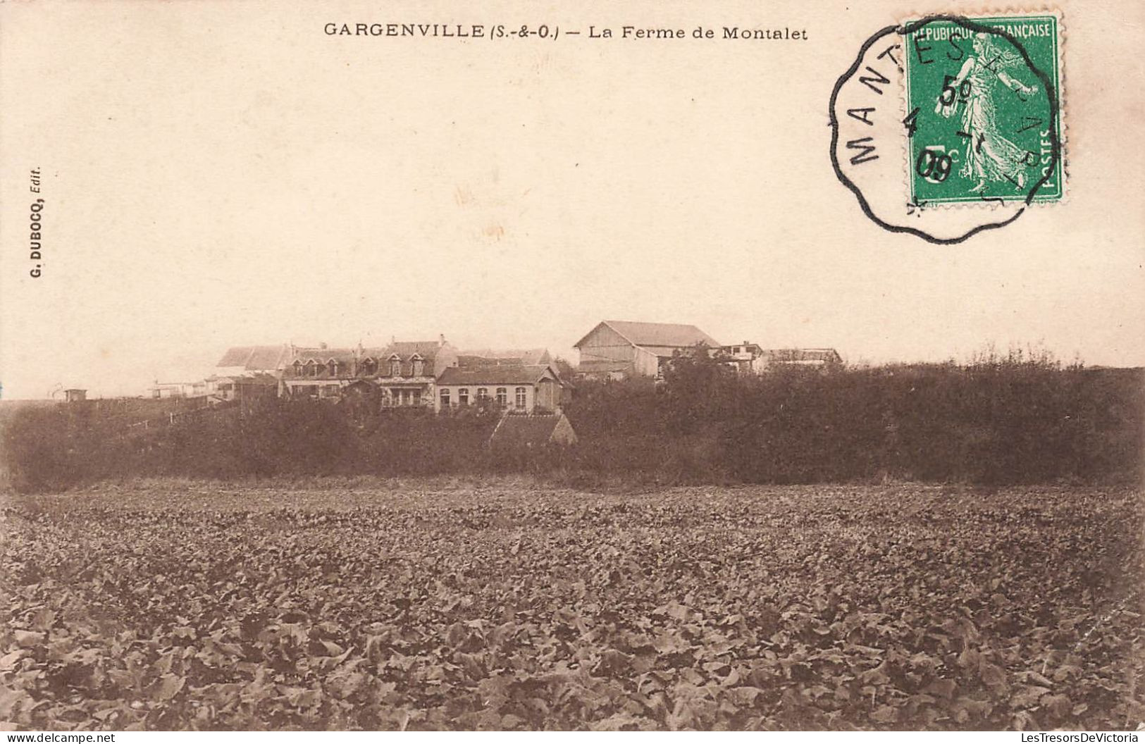 FRANCE - Gargenville - La Ferme De Montalet - Carte Postale Ancienne - Gargenville