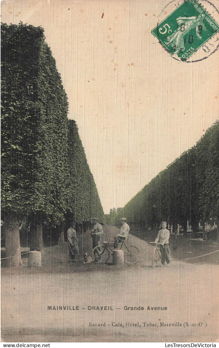 FRANCE - Mainville - Draveil - Grande Avenue - Colorisé -  Carte Postale Ancienne - Draveil
