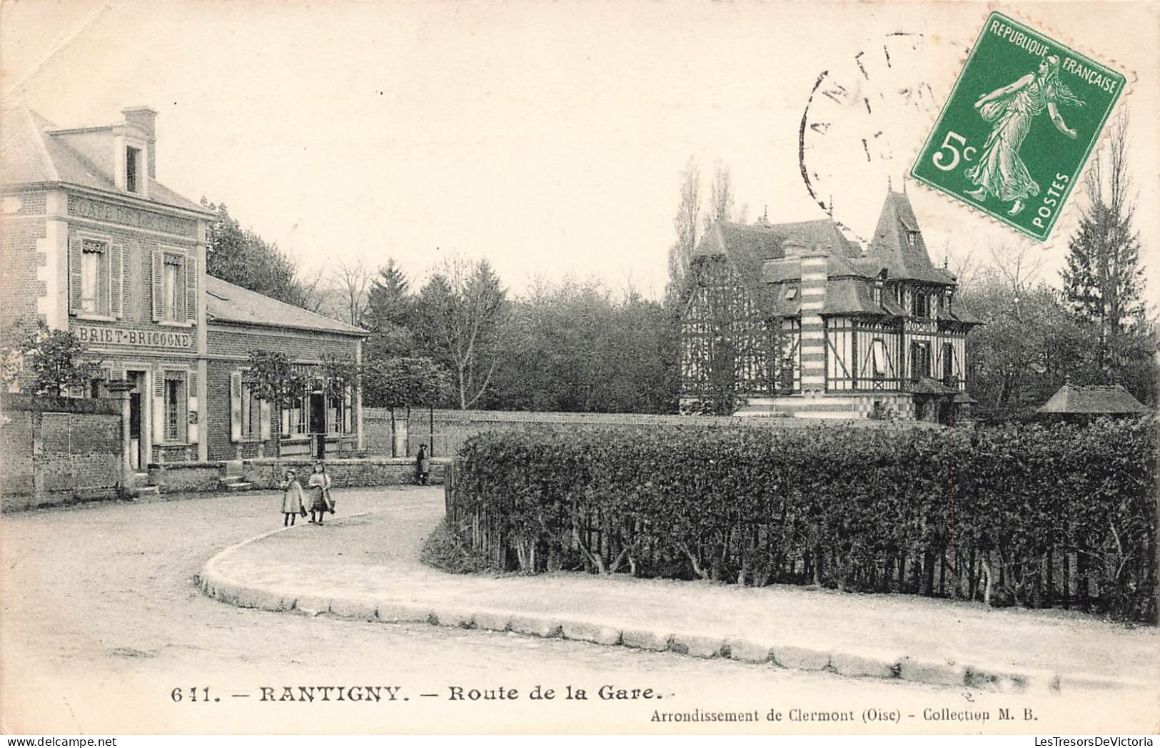 FRANCE - Rantigny - Route De La Gare - Carte Postale Ancienne - Rantigny