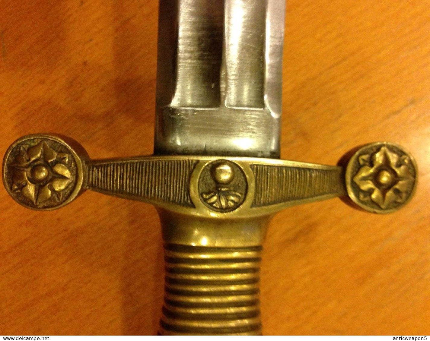 Épée d'artillerie à pied pour les cadets de l'armée. France. M1816 (T216-T202)