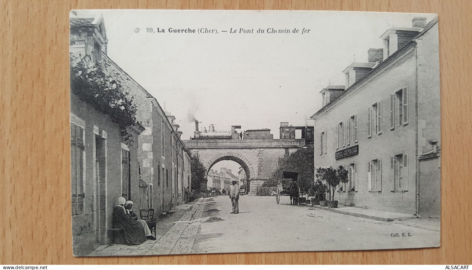 La Guerche , Le Pont Du Chemin De Fer - La Guerche Sur L'Aubois