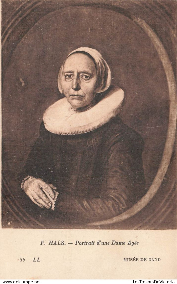 BELGIQUE - Musée De Gand - Hals - Portrait D'une Dame âgée - Carte Postale Ancienne - Gent