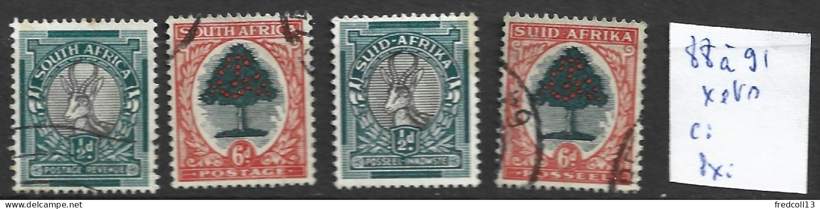 AFRIQUE DU SUD 88 à 91 * ( 90 : Ob ) Côte 3.60 € - Used Stamps