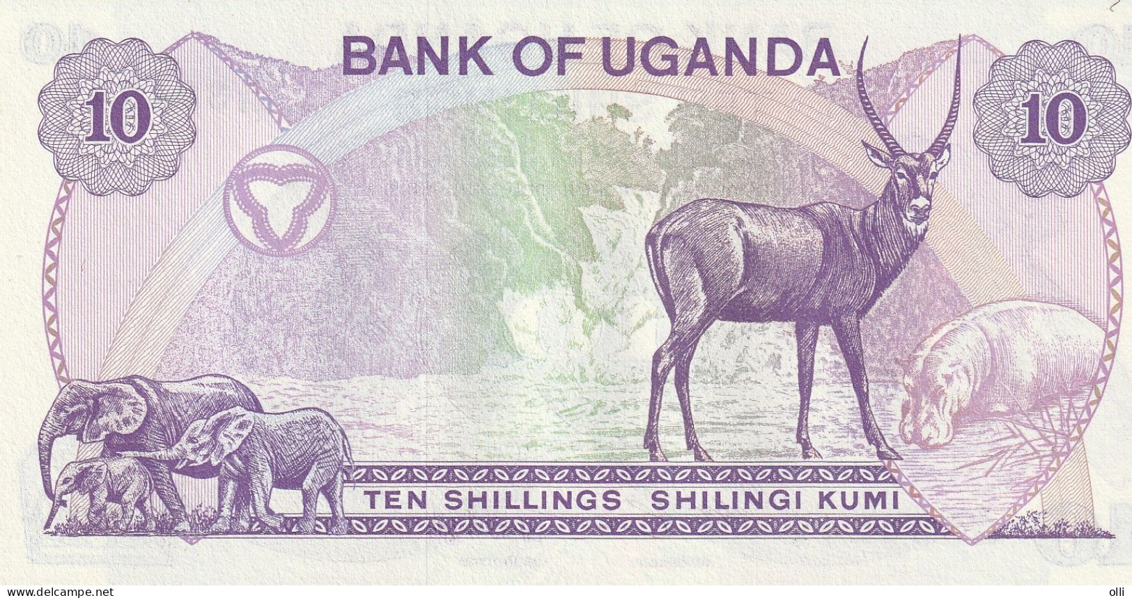 Uganda 10 Shillings 1982 P-16 UNC - Uganda