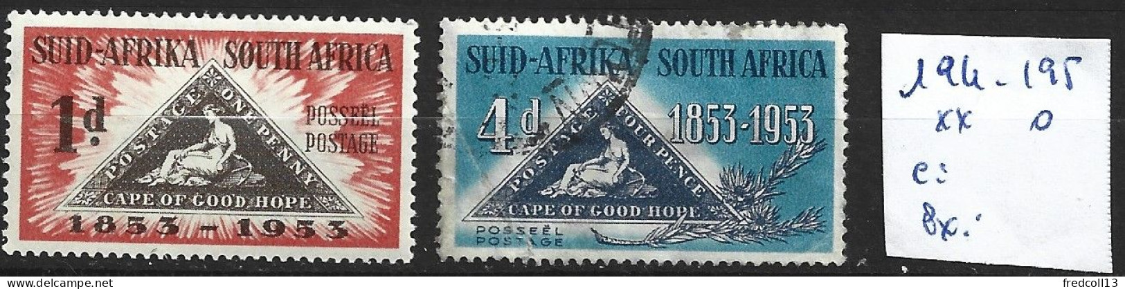 AFRIQUE DU SUD 194-95 ** Et Ob Côte 0.70 € - Unused Stamps