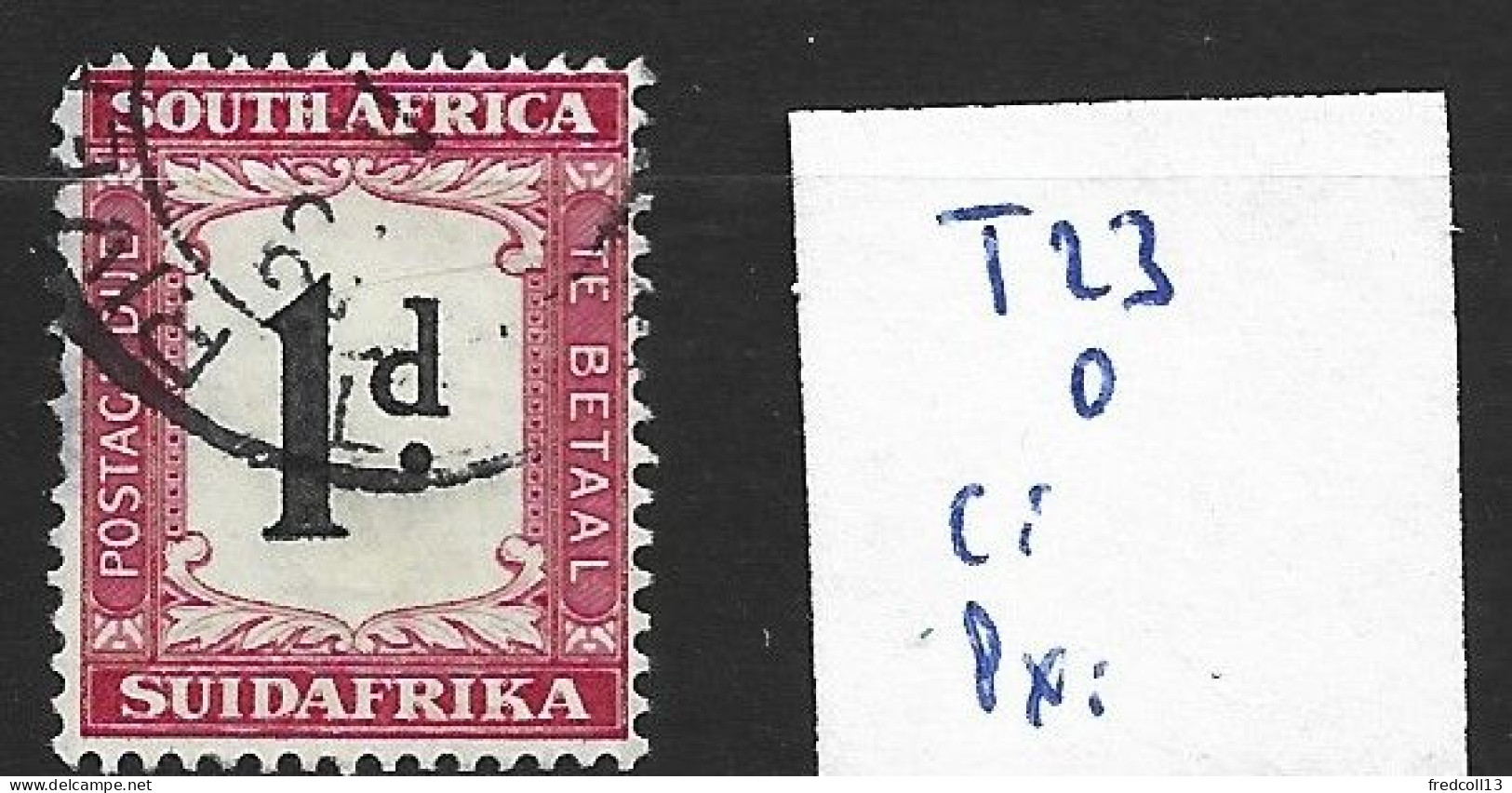 AFRIQUE DU SUD TAXE 23 Oblitéré Côte 0.30 € - Postage Due