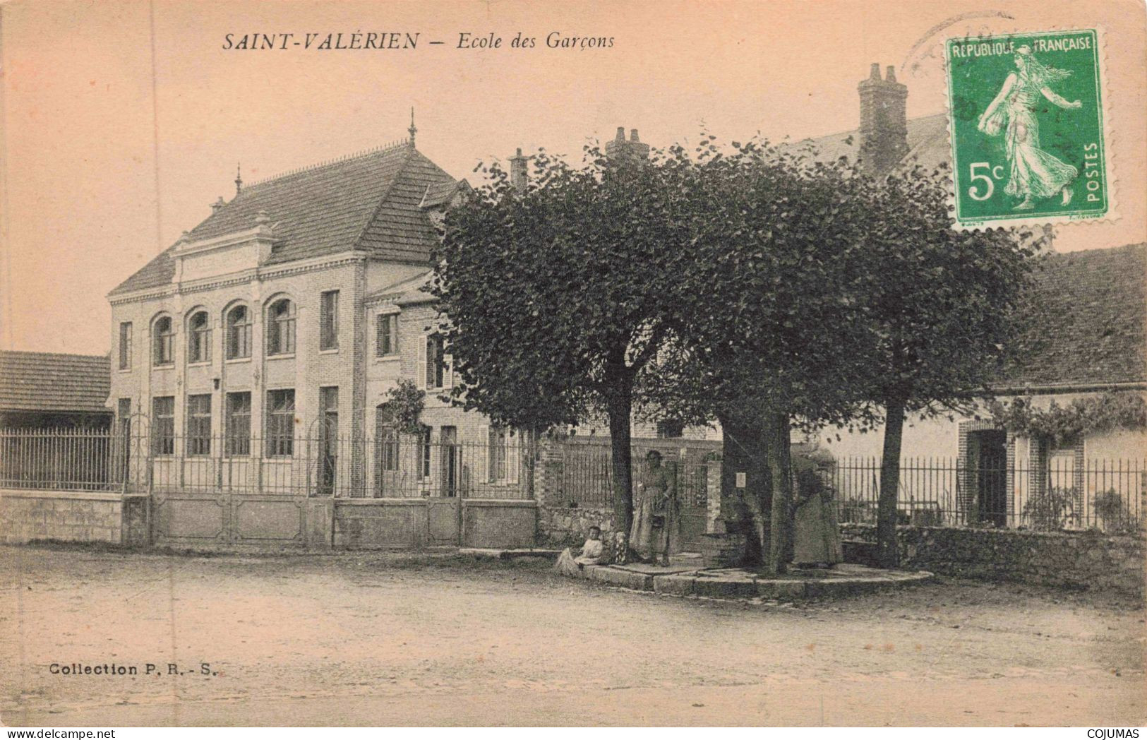 89 - SAINT VALERIEN _S24462_ Ecole Des Garçons - Saint Valerien