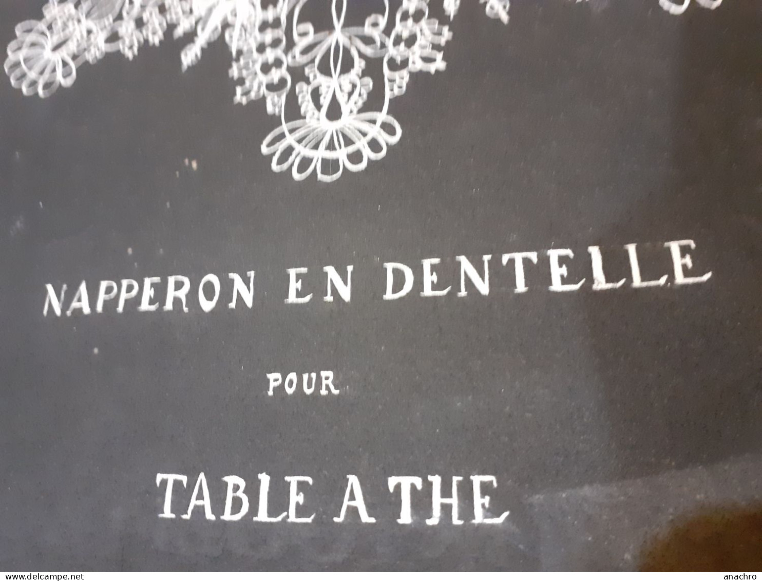 Histoire De La DENTELLE ANCIENNE 2 Dessins D'étude école - Pizzi, Merletti E Tessuti