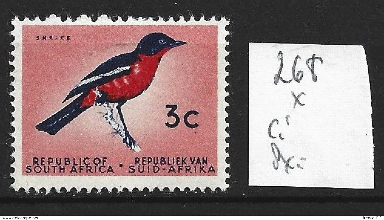 AFRIQUE DU SUD 268 * Côte 0.60 € - Unused Stamps