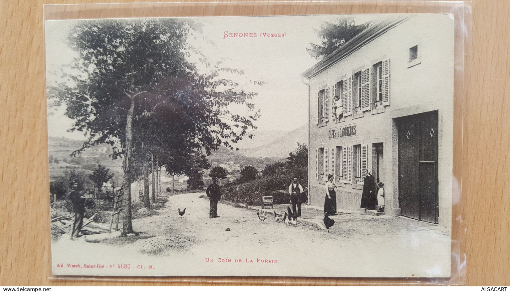 Senones , Un Coin De La Forain , Café Des Carrières - Senones