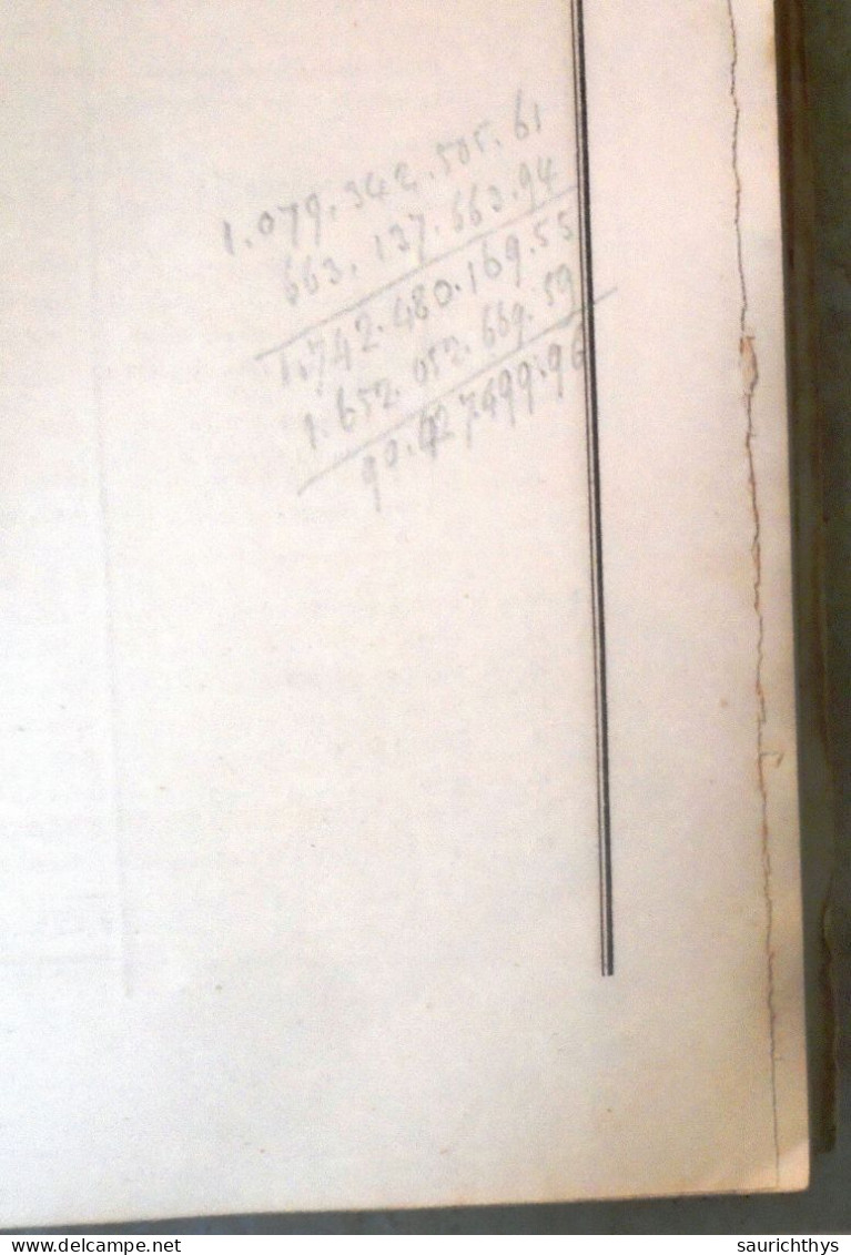 Ministero Delle Finanze Situazione Del Tesoro 1865 Regno D'Italia Autografi Appartenuto Al Senatore Costantino Perazzi - Alte Bücher