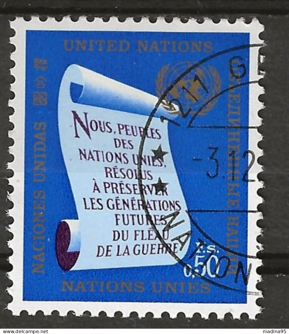NATIONS-UNIES - GENEVE: Obl., N° YT 5, TB - Usati