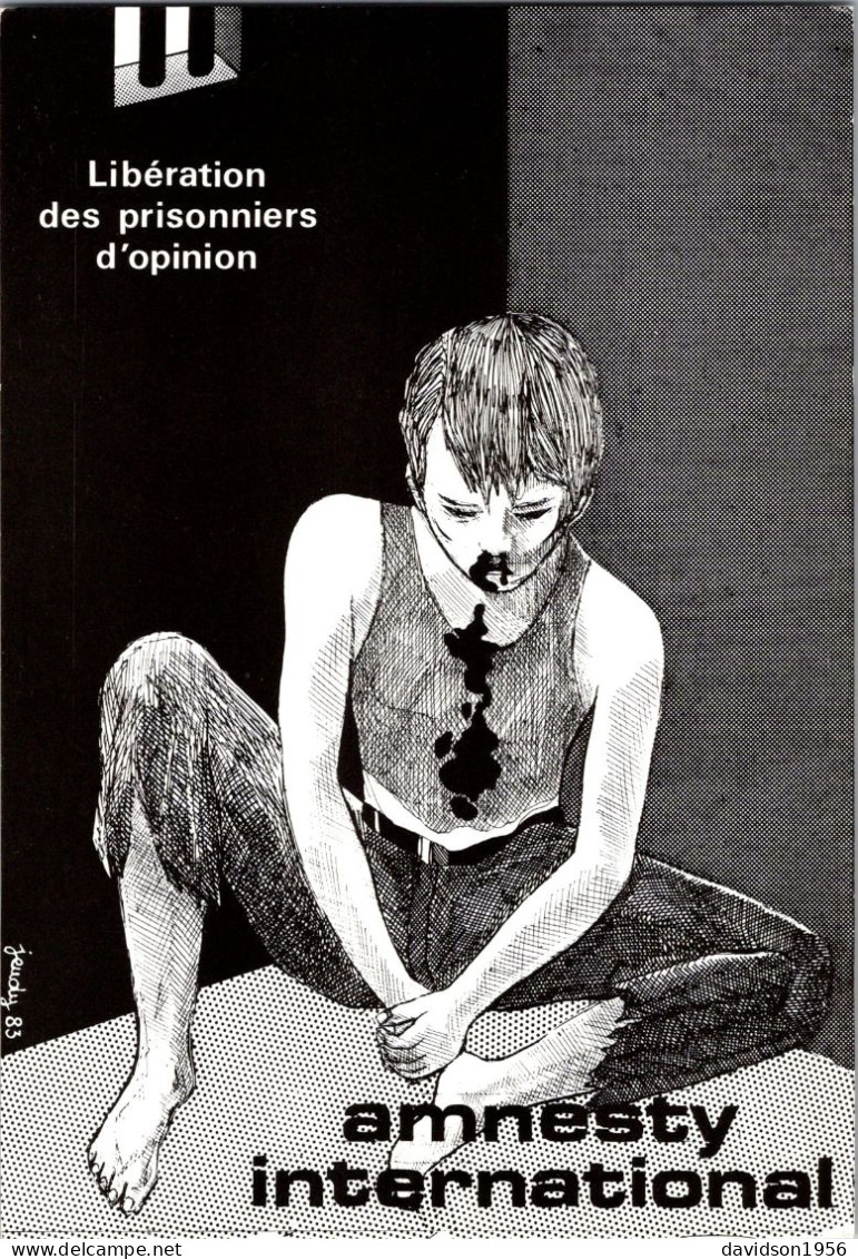 Cpsm  -  Illustration   Signe Jeudy  - Amnesty International , Libération Des Prisonniers D 'opinion   Y168 - Jeudy