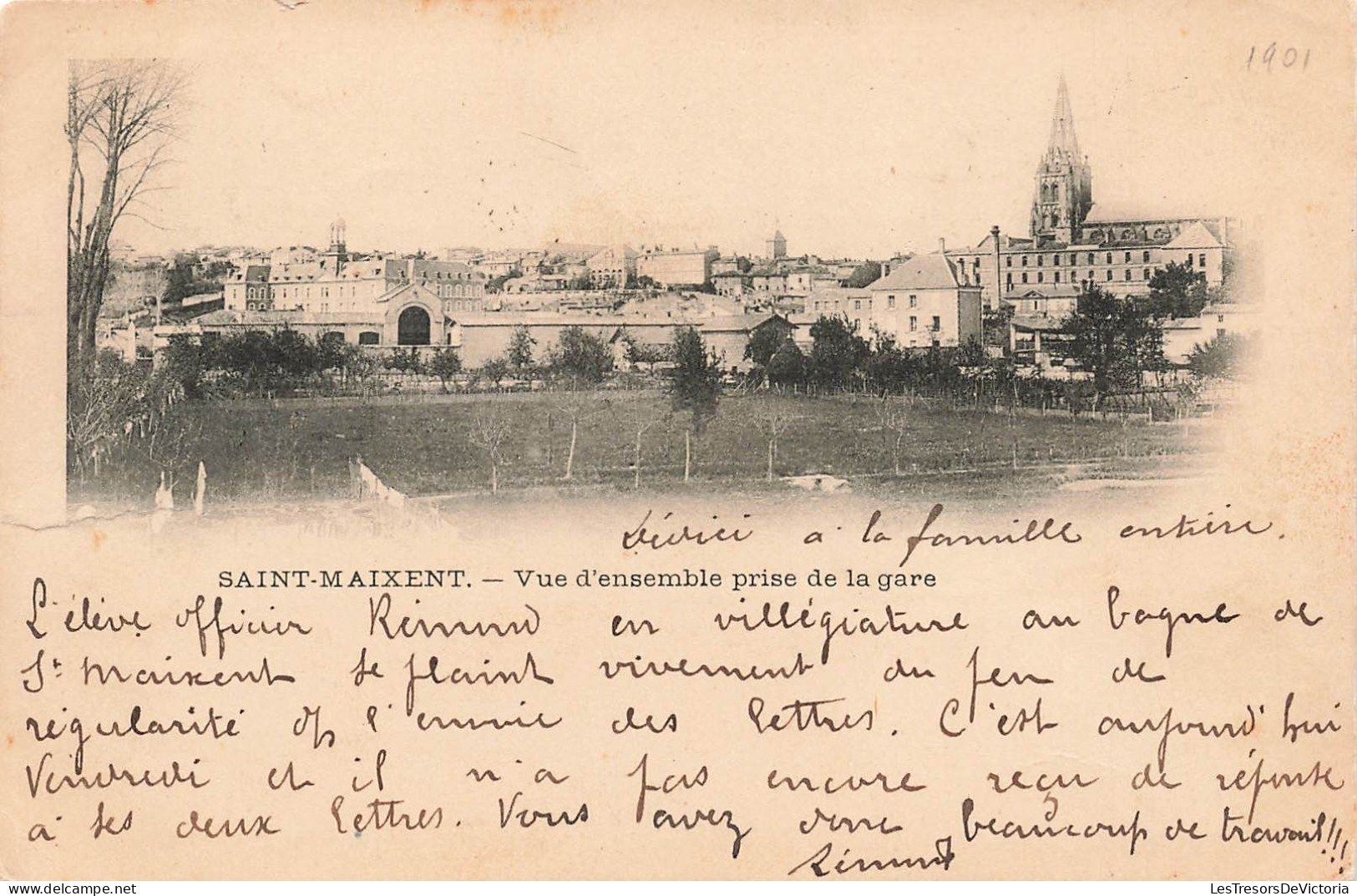 FRANCE - Niort - Saint Maixent - Vue D'ensemble Prise De La Gare - Carte Postale Ancienne - Niort