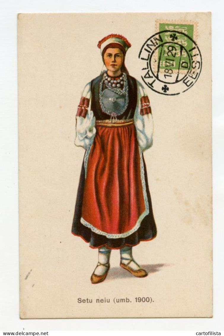 ESTONIA - National Costumes   ( 2 Scans ) - Estonie