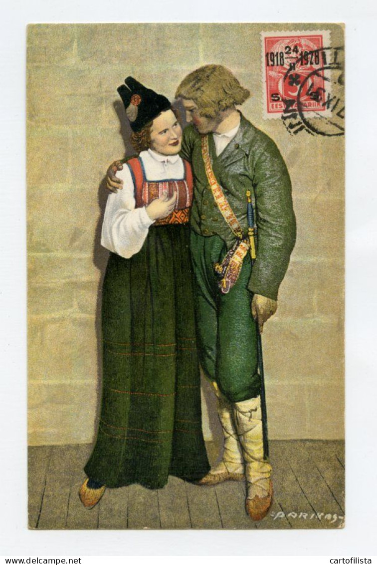 ESTONIA - National Costumes   ( 2 Scans ) - Estonie