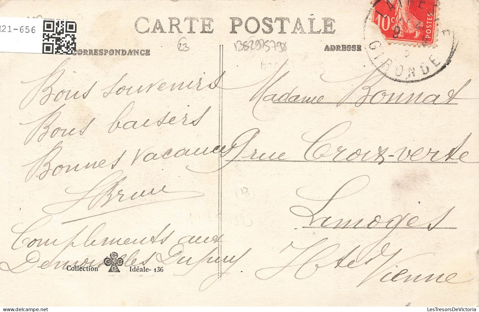 FANTAISIES - Amitiés De La Tresne - Colorisé - Carte Postale Ancienne - Autres & Non Classés