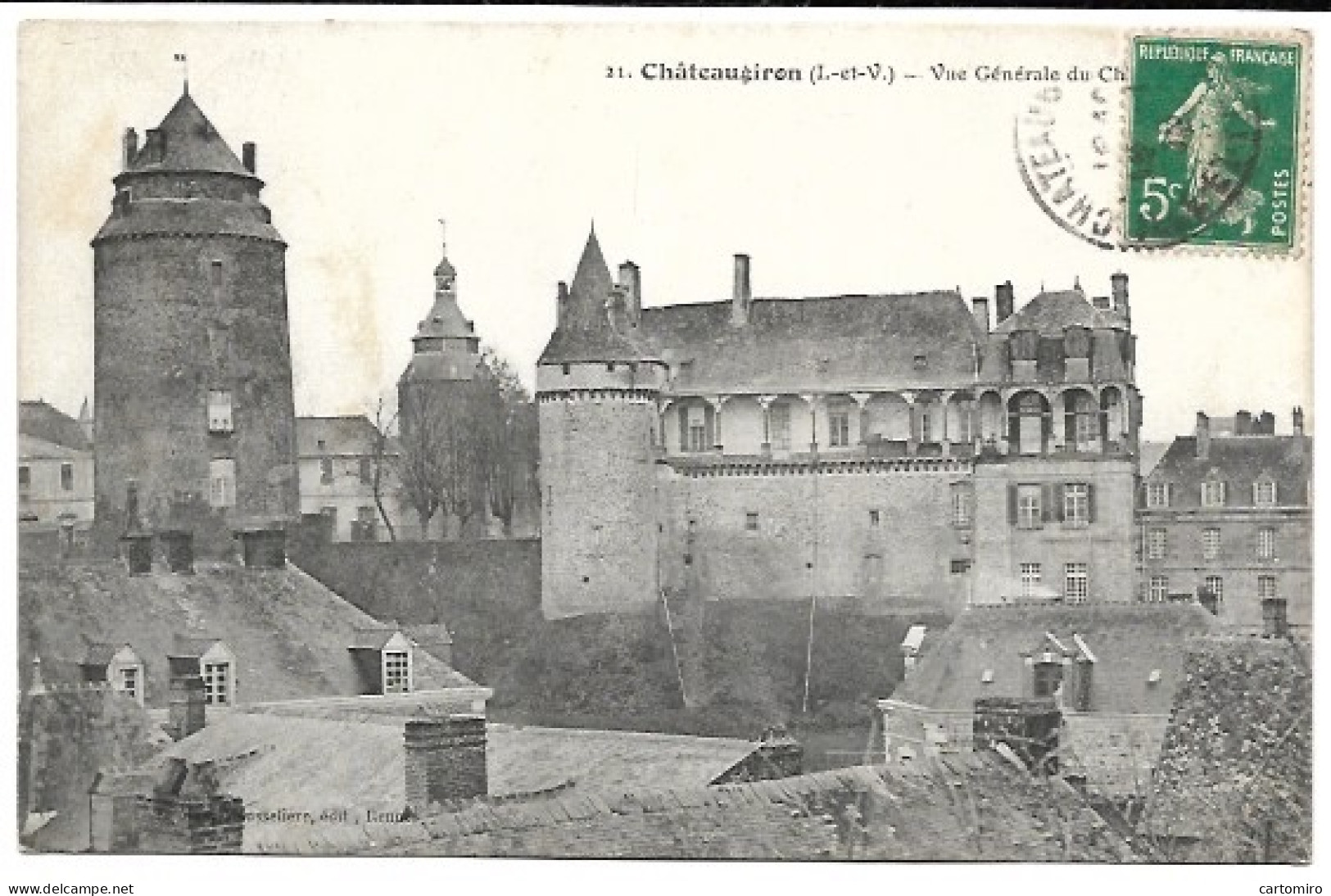 35 Châteaugiron - Vue Générale Du Chateau - Châteaugiron