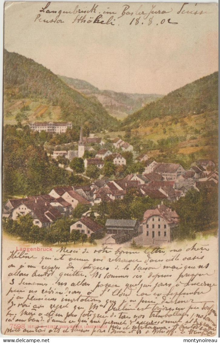 Suisse : LANGENBRUCK  : Vue - Langenbruck