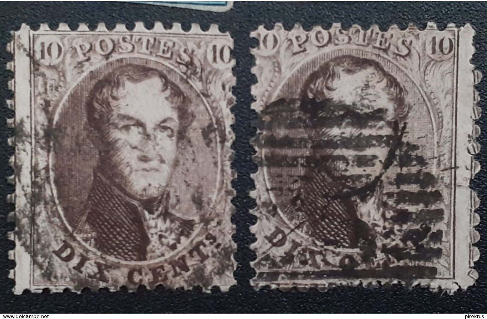 Belgium 1849-1863 stamps