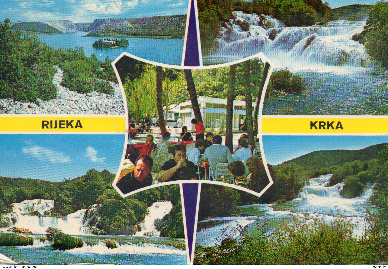 RIJEKA KRKA, MULTIVUE  COULEUR REF 12318 SOM - Yougoslavie