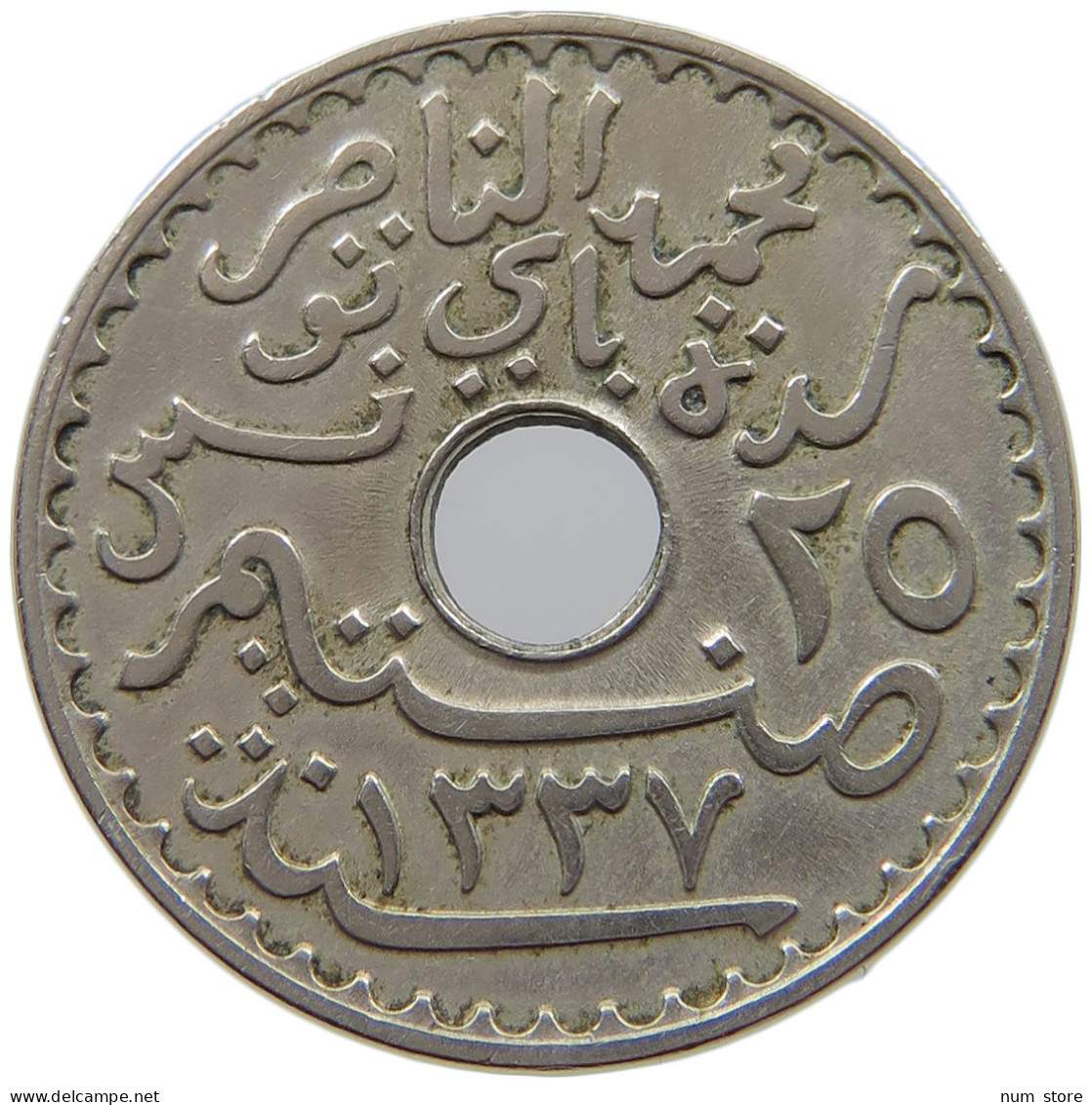 TUNISIA 25 CENTIMES 1919  #a089 0497 - Tunisie