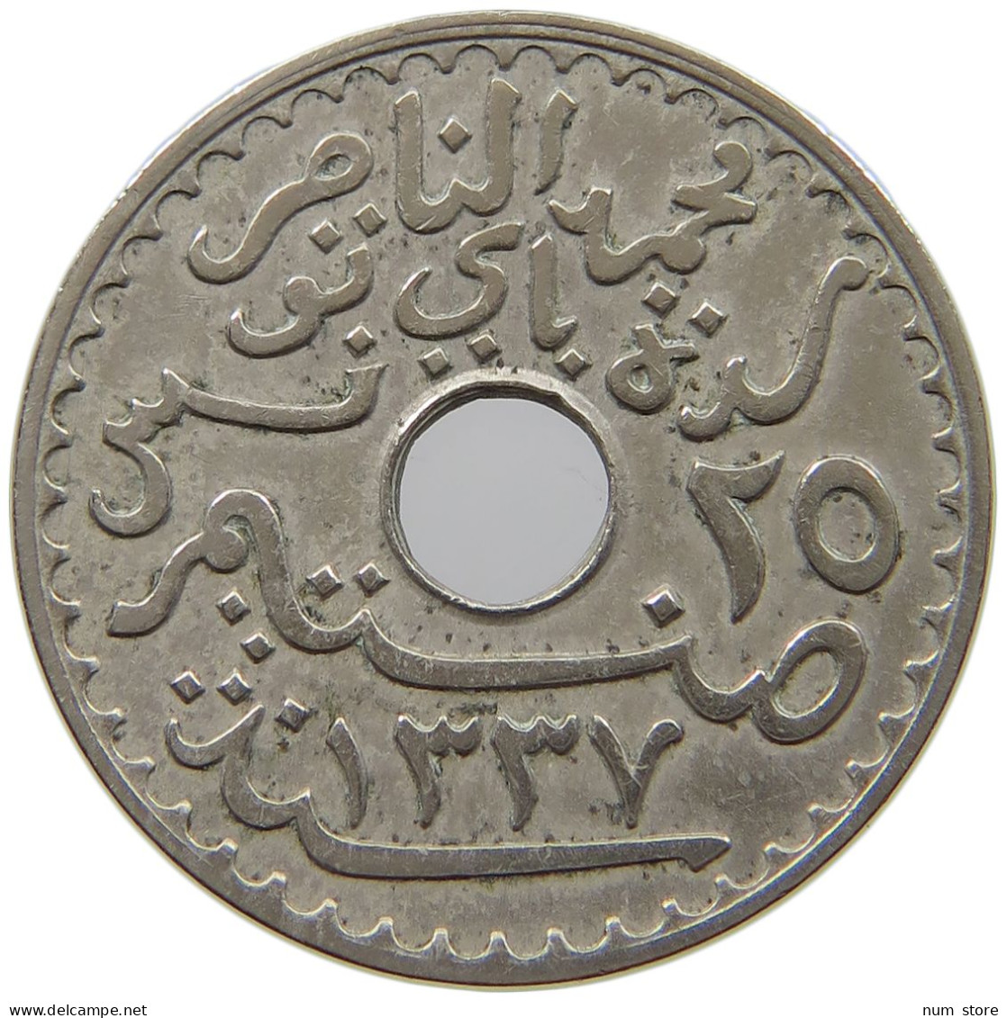 TUNISIA 25 CENTIMES 1919  #a089 0485 - Tunisie