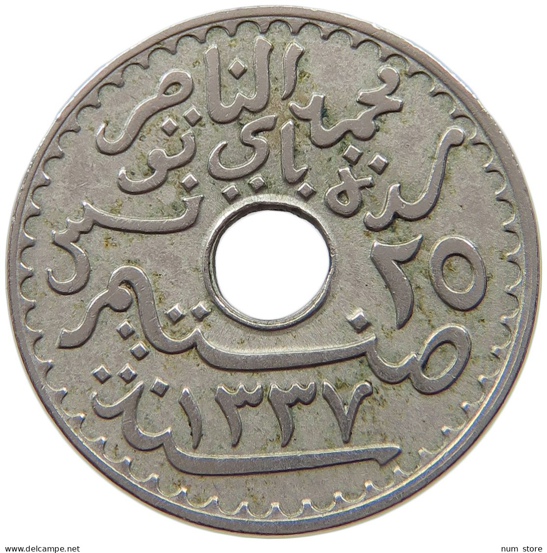 TUNISIA 25 CENTIMES 1919  #a018 0079 - Tunisie