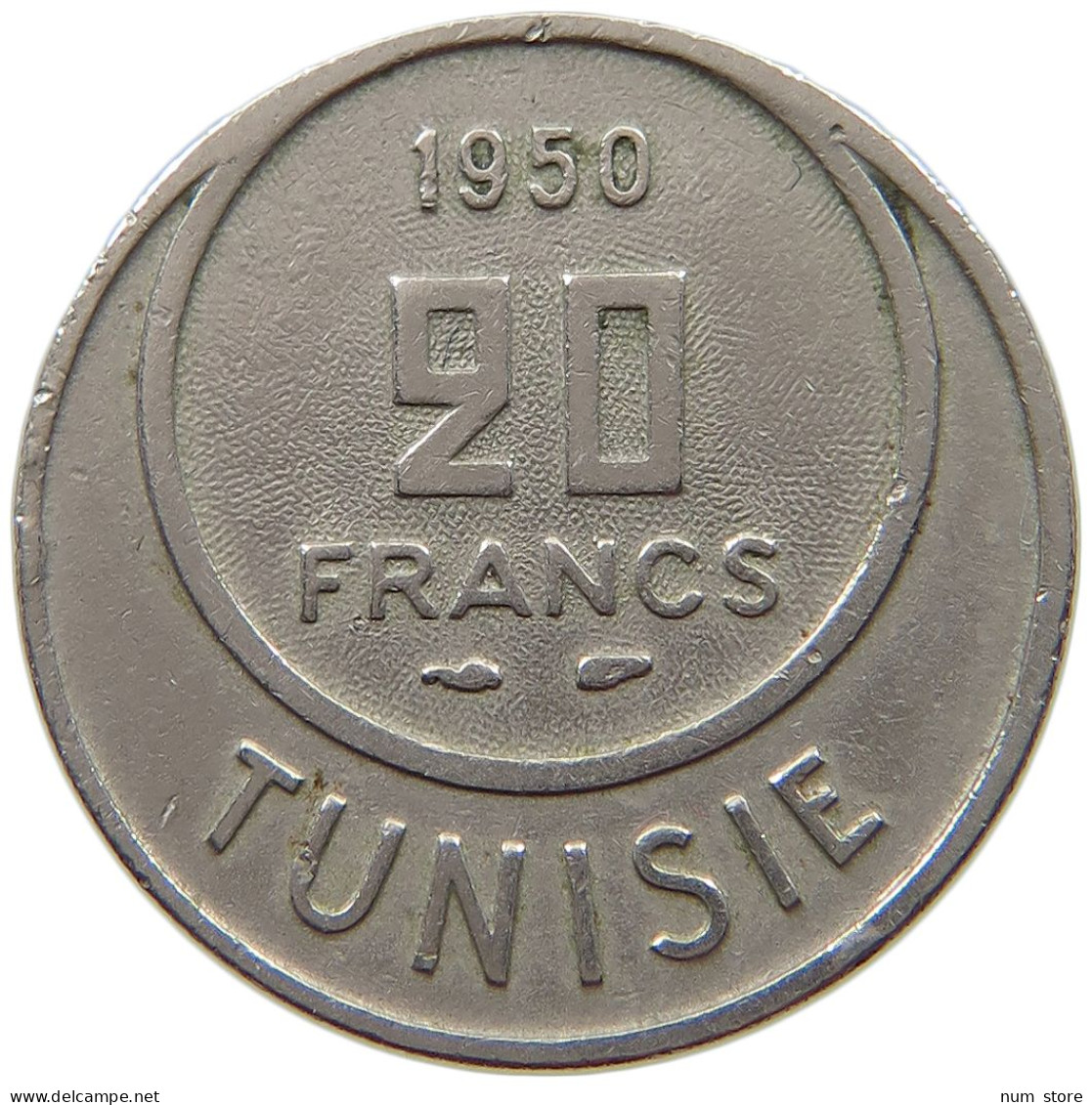 TUNISIA 20 FRANCS 1950  #a018 0101 - Tunisie