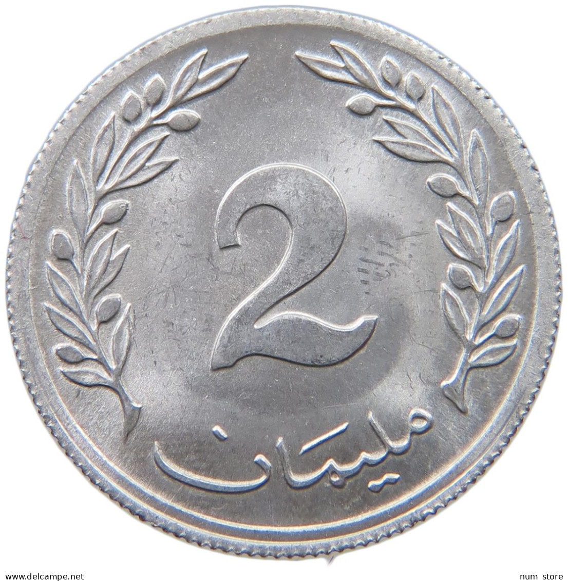 TUNISIA 2 MILLIEMES 1960  #a036 0381 - Tunisie