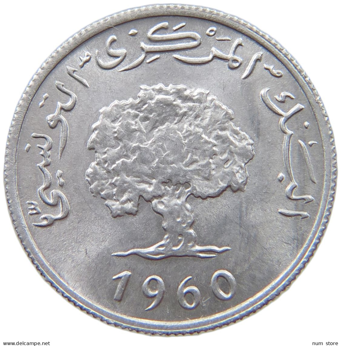 TUNISIA 2 MILLIEMES 1960  #a021 0727 - Tunisie