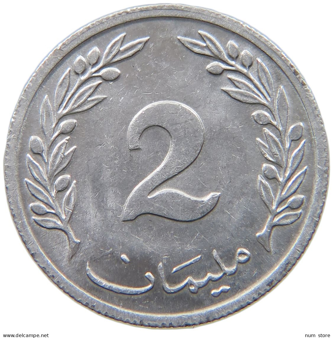 TUNISIA 2 MILLIEMES 1960  #a036 0379 - Tunisie