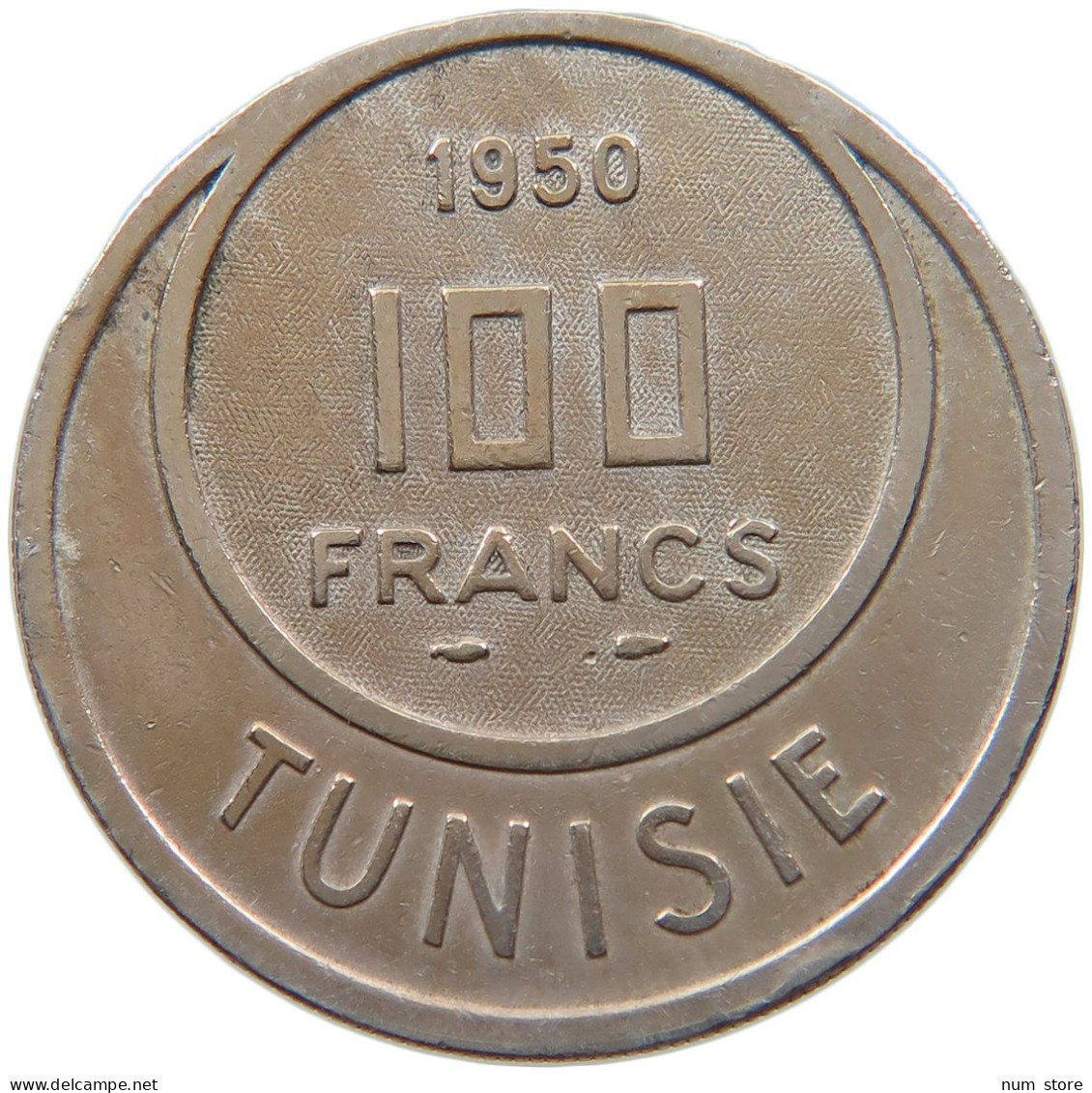 TUNISIA 100 FRANCS 1950  #a037 0089 - Tunisie