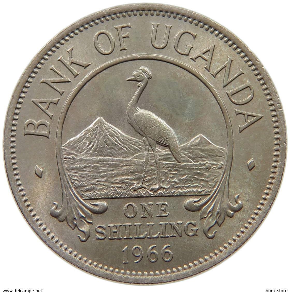 UGANDA SHILLING 1966  #c023 0019 - Uganda