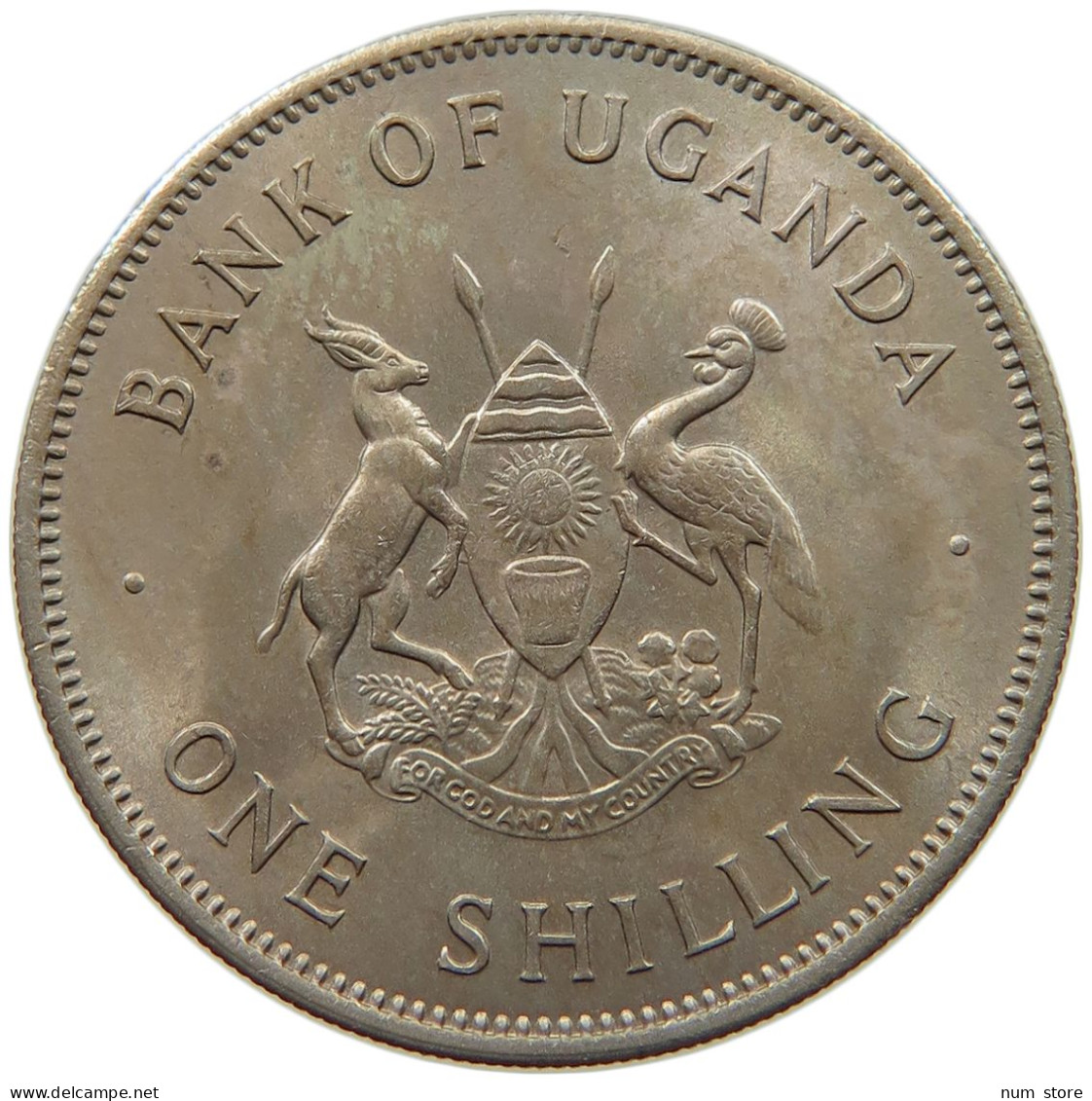 UGANDA SHILLING 1966  #c023 0019 - Oeganda