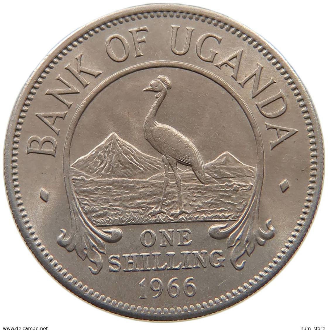 UGANDA SHILLING 1966  #s061 0293 - Oeganda