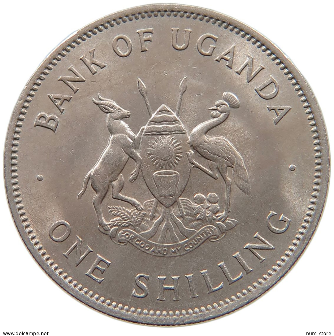 UGANDA SHILLING 1966  #s061 0293 - Uganda