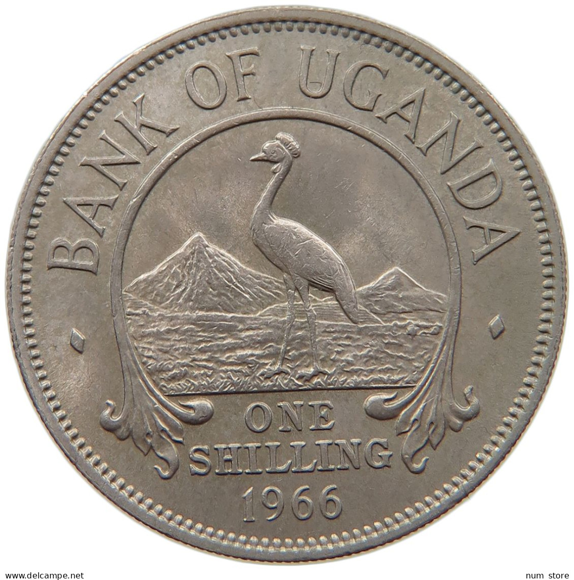 UGANDA SHILLING 1966  #s014 0209 - Uganda