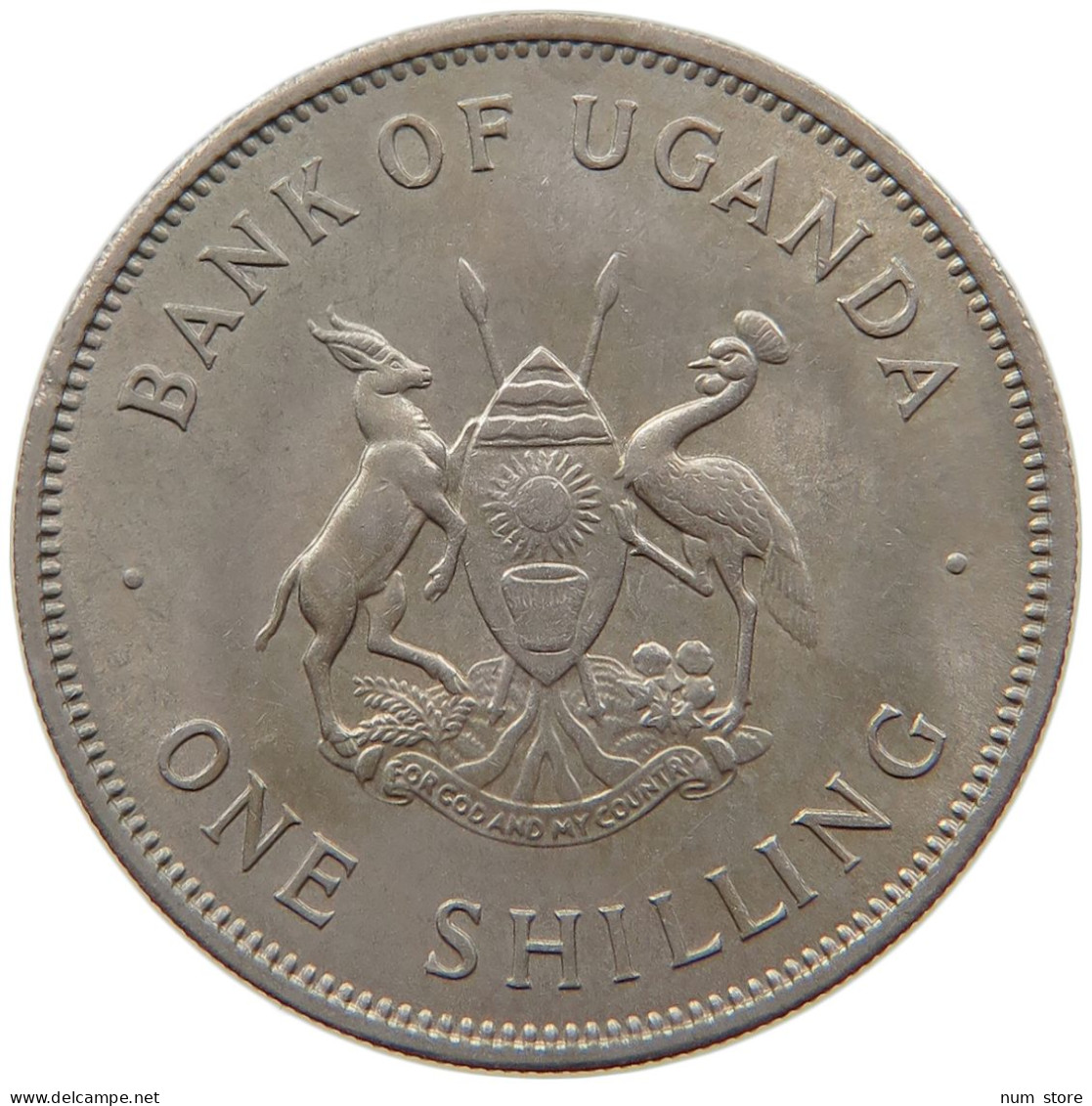 UGANDA SHILLING 1966  #s014 0209 - Oeganda