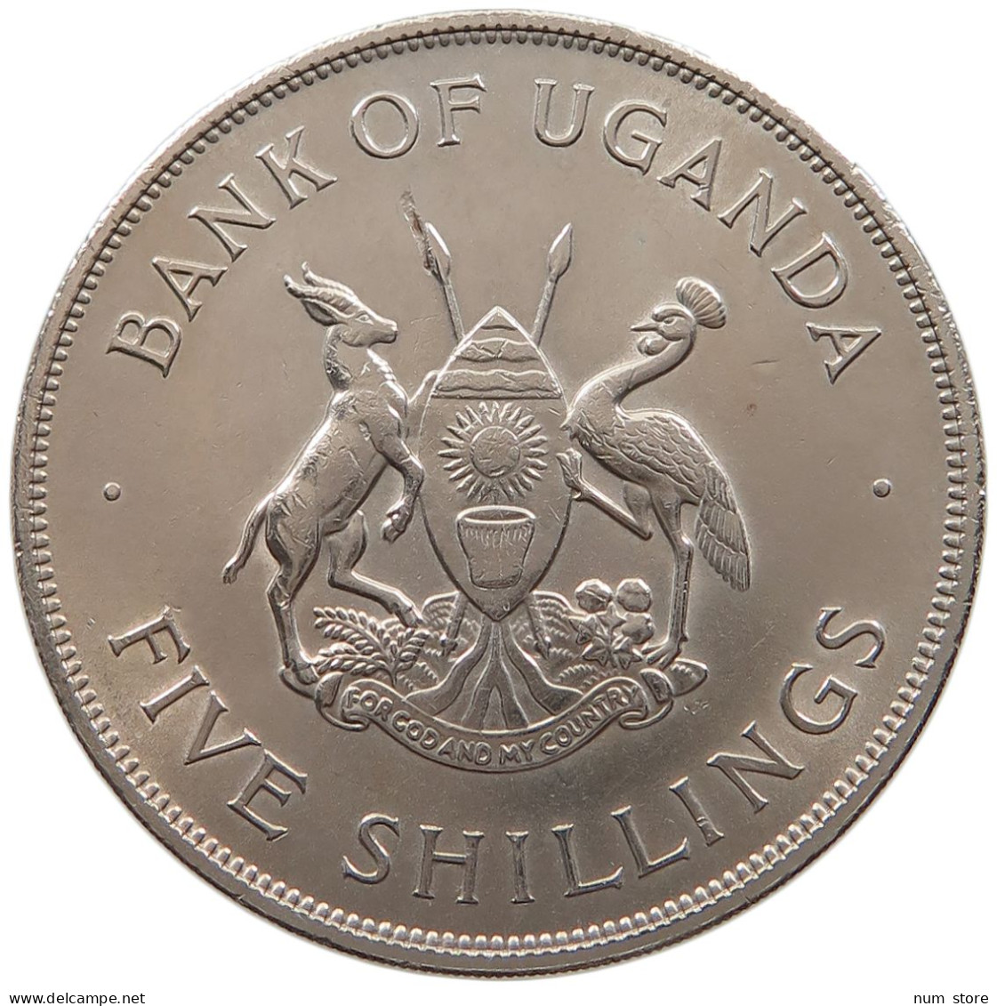 UGANDA 5 SHILLINGS 1968  #alb062 0055 - Oeganda