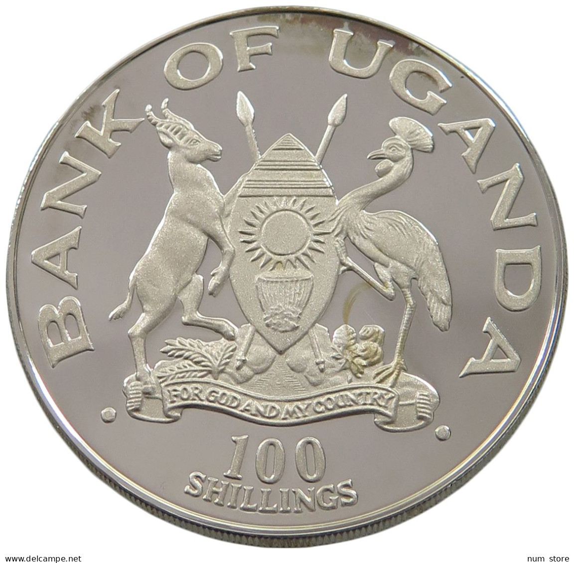 UGANDA 100 SHILLINGS 1981  #alb032 0187 - Ouganda