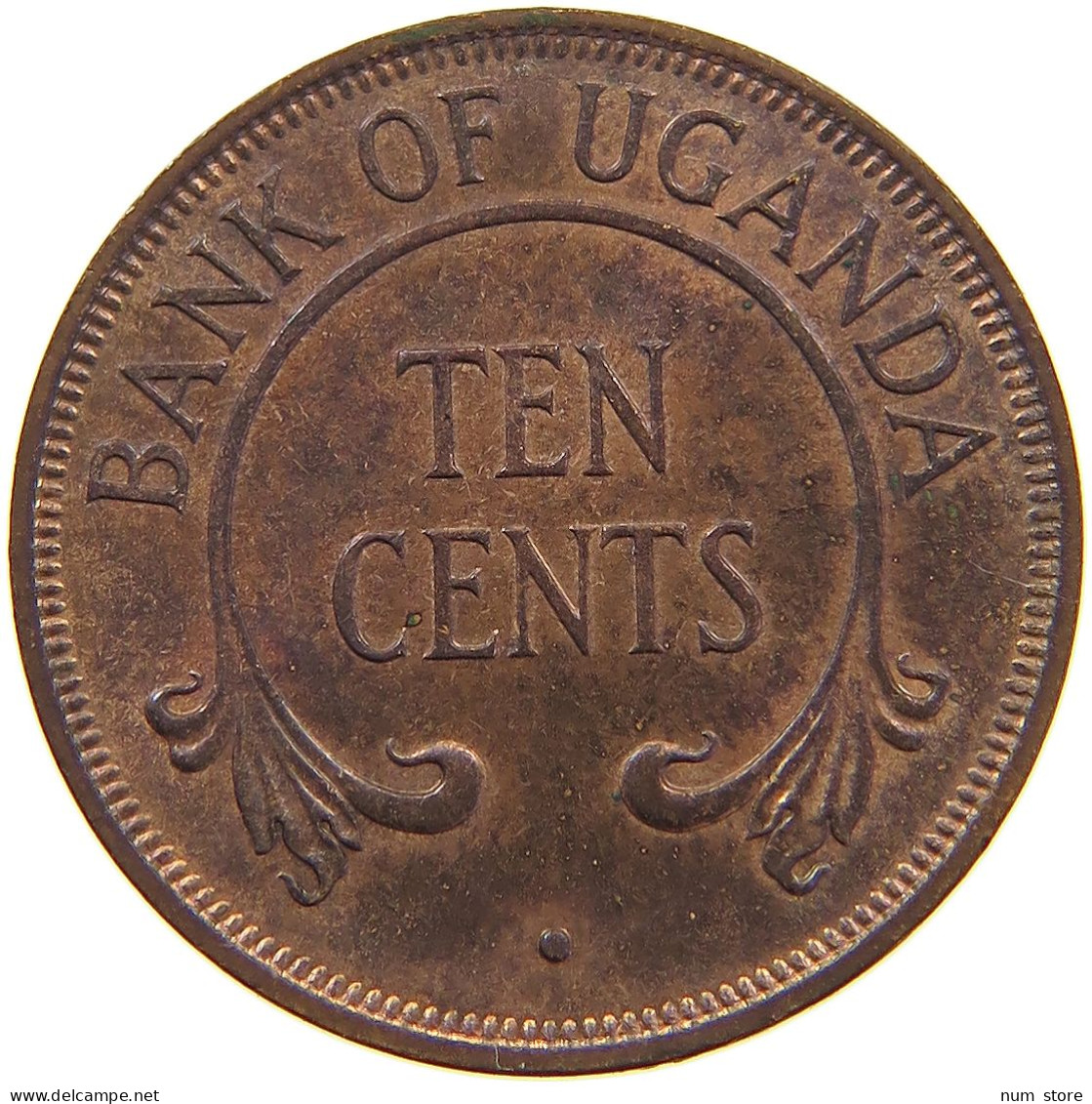 UGANDA 10 CENTS 1968  #c071 0361 - Oeganda