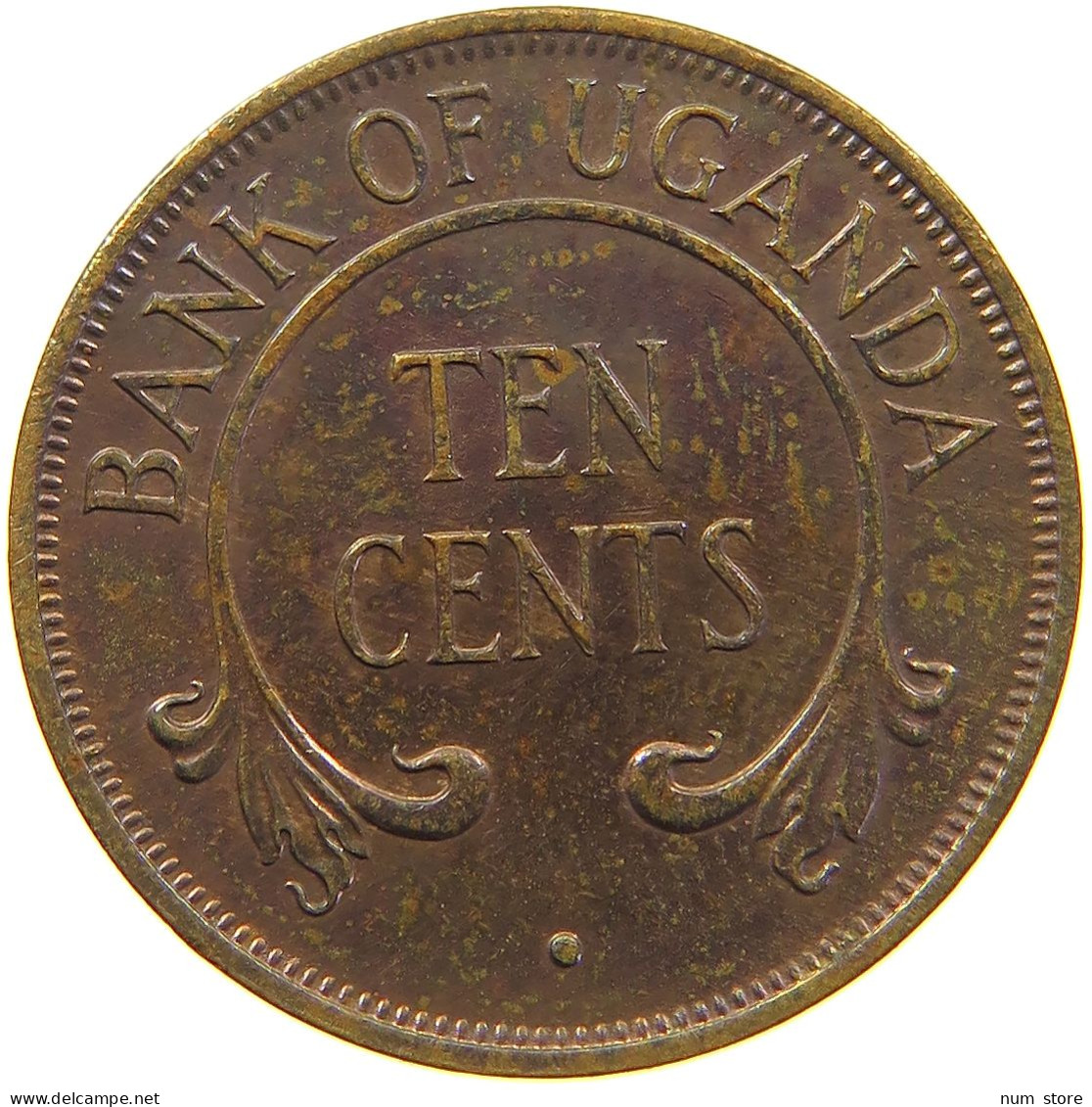 UGANDA 10 CENTS 1966  #c032 0599 - Ouganda