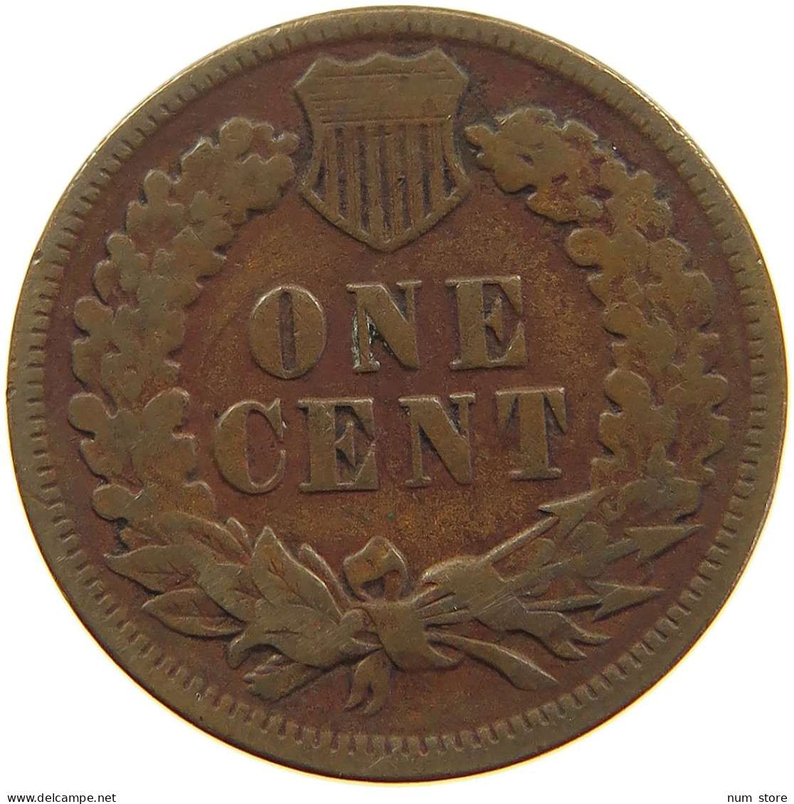 UNITED STATES OF AMERICA CENT 1887 INDIAN HEAD #a063 0221 - 1859-1909: Indian Head